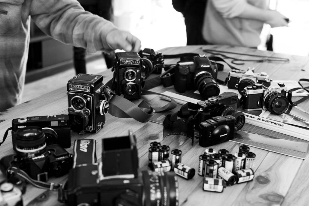 cameras after a local free photo walk in olinda